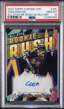 2024 Topps Chrome Update All-Etch Rookie Rush Autograph Jung Hoo Lee #CURR-JHL card