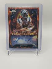 2025 Topps Cosmic Chrome Solar Flares Signatures Bryce Young #SFS-BY card