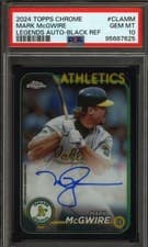2024 Topps Chrome Chrome Legend Autographs Mark McGwire #CLA-MM card