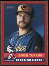 Brice Turang 2025 Topps Heritage card