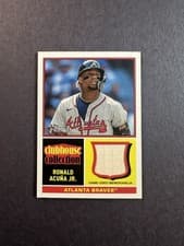 2025 Topps Heritage Clubhouse Collection Relics Ronald Acuña Jr. #CCR-RAC card