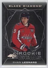 2025-26 Upper Deck Black Diamond Rookie Gems Ryan Leonard #RG-RL card