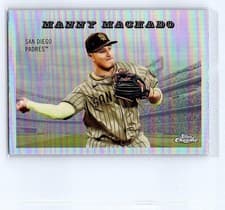 2025 Topps Chrome Platinum 1955 Topps Rails & Sails Manny Machado #55RS-18 card