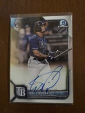 Wander Franco 2022 Bowman Chrome Rookie Autographs card