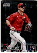Brent Rooker 2021 Stadium Club Chrome card