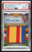 2024 Topps Chrome McDonald's All-American Golden Patch Autographs Mikayla Blakes #GPA-MB card