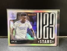 Vini Jr. 2021 Topps Merlin Chrome UEFA U23 Stars card
