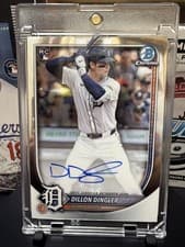2025 Bowman Chrome Rookie Autographs Dillon Dingler #CRA-DD card
