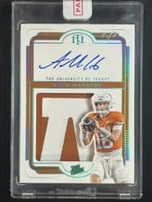 2025 Panini Silhouette Framed Signatures Arch Manning #1