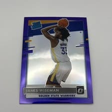 James Wiseman 2020 Panini Donruss Optic card