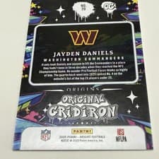 2025 Panini Origins Original Gridiron Jayden Daniels #20 card