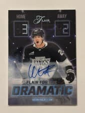 2025-26 Flair Flair for the Dramatic Autographs Kevin Fiala #FTD-13 card
