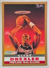 Clyde Drexler 1992-93 Fleer Base Set card