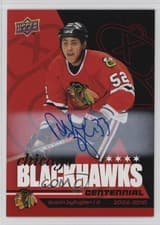 2025-26 Upper Deck Chicago Blackhawks Centennial Red Hot Autos Dustin Byfuglien #85 card