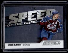 2024-25 Upper Deck Credentials Speed of the Game Stars Nathan MacKinnon #SG-NM
