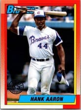 2025 Topps 1990 Topps Baseball (Series One) Hank Aaron #T90-14 card