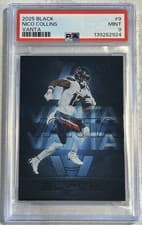 2025 Panini Black Vanta Nico Collins #9 card