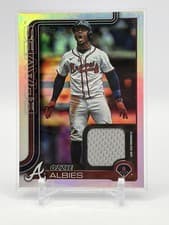 2025 Topps Real One Relics Ozzie Albies #364 card