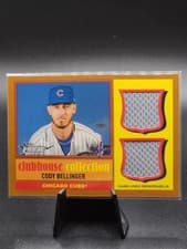 2025 Topps Heritage Clubhouse Collection Single Player Dual Relics Cody Bellinger #CCSDR-CB card