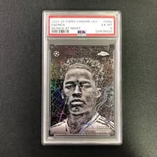 Endrick 2024 Topps Chrome UEFA Munich at Night card
