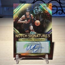 2025-26 Topps Topps Notch Signatures Immanuel Quickley #TNS-IQ card