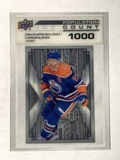 Connor McDavid 2024-25 Upper Deck Population Count card