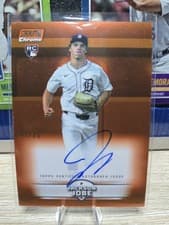 2025 Stadium Club Chrome Autographs Jackson Jobe #SCCA-JJO card