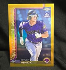 2025 Topps Pro Debut Chrome Billy Amick #PDC-83 card