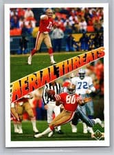 Joe Montana, Jerry Rice 1991 Upper Deck card