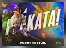 2025 Topps Plakata Bobby Witt Jr. #PLAK-36 card