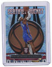 2024-25 Panini Totally Certified Certified Bucket Shai Gilgeous-Alexander #16 card