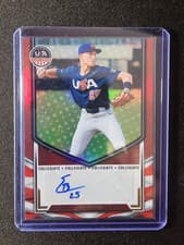 2025 Panini Stars & Stripes Collegiate National Team Signatures Eric Becker #NTS-EB card
