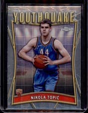 2024-25 Topps Chrome YouthQuake Nikola Topić #YQ-9 card