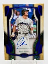 2026 Topps Tier One Break Out Autographs Jakob Marsee #BOA-JMA card