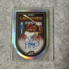 2025 Topps Cosmic Chrome Launched Into Orbit Autographs Albert Pujols #LIOA-AP card