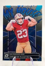 Christian McCaffrey 2024 Panini Donruss Optic My House card