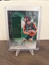 2024-25 Panini Origins Rookie Jersey Auto Set Anton Watson #RJA-AWC card