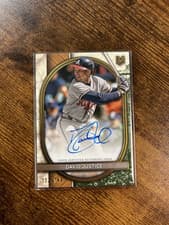 2025 Topps Museum Collection Archival Autographs David Justice #AA-DJ card
