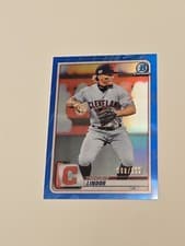Francisco Lindor 2020 Bowman Chrome card