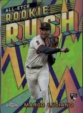 2024 Topps Chrome Chrome All Etch Rookie Rush Marco Luciano #CERR-5 card