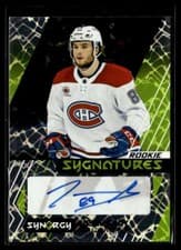 Joshua Roy 2024-25 Upper Deck Synergy Rookie Sygnatures card