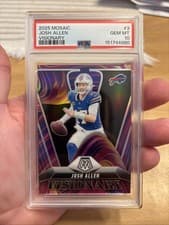 2025 Panini Mosaic Visionary Josh Allen #3 card