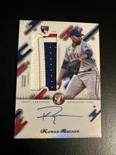 2025 Topps Pristine Rookie Jumbo Autograph Relics Kumar Rocker #RJAR-KR card