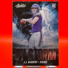 2024 Panini Absolute By Storm J.J. McCarthy #BS-JMY card