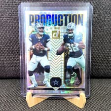 2025 Donruss Production Line CeeDee Lamb / Dak Prescott #3 card