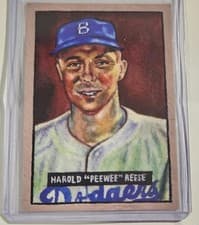 2025 Topps Shoebox Treasures 1951 Bowman SP Pee Wee Reese #B51-4 card