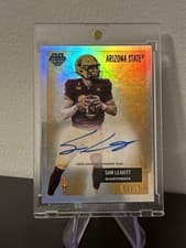 2025 Bowman University Chrome 1955 Bowman Football Autographs Sam Leavitt #55AV-SL card