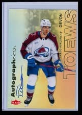2025-26 Flair Autographics Devon Toews #A-DT card