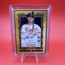 2025 Topps Gilded Collection Topps Gallery of Gold Autographs Brooks Lee #GOG-BL card