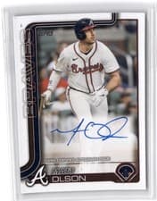 2025 Topps Real One Autographs Matt Olson #145 card